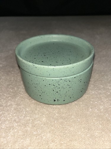 Speckled green ceramic - green, pot