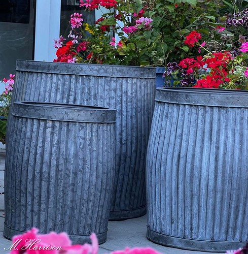 Zinc dolly tubs metal - zinc,
